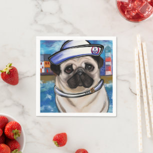 Pug Napkin