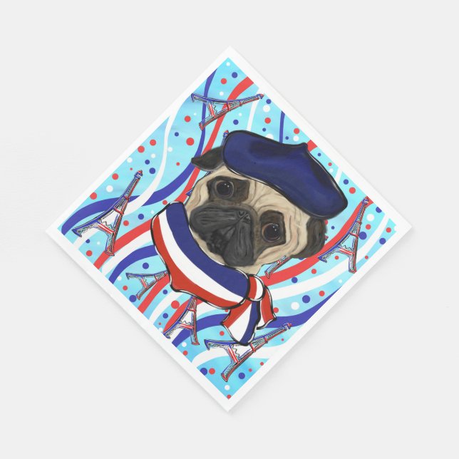 PUG NAPKIN (Corner)