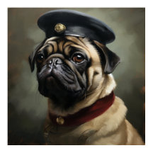 Pug napoleon style