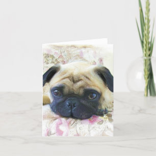 Pug Notecard