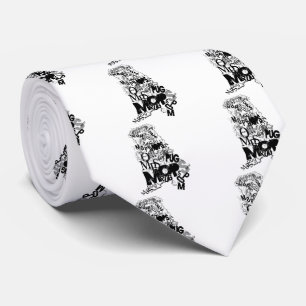 Pug of types tie