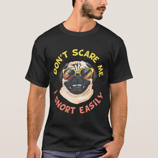 Pug Off 01 T-Shirt (Front)