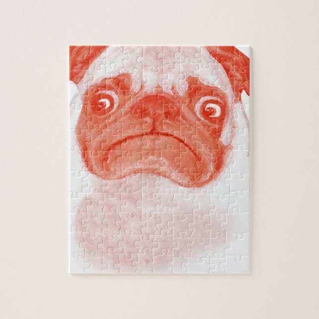 PUG_orange3.png Jigsaw Puzzle (Vertical)