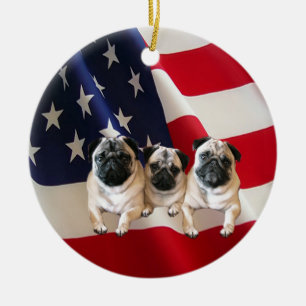 Pug Ornament