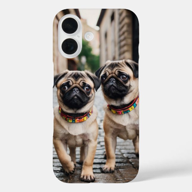 Pug Parade Case-Mate iPhone Case (Back)