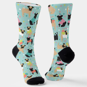 Pug Party Socks