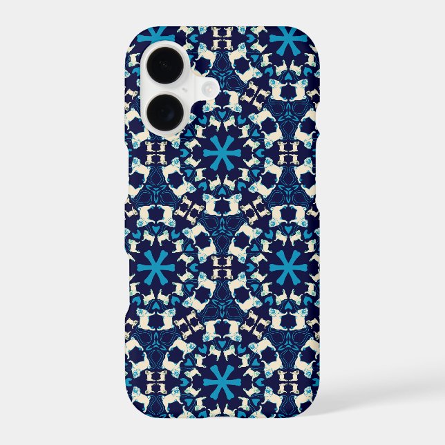 Pug Pattern Case (Back)