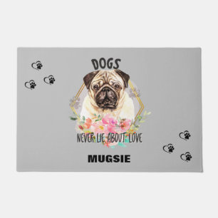 "PUG" PERSONALIZED DOORMAT