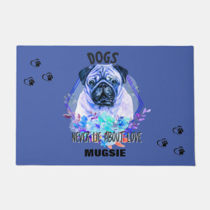 "PUG" PERSONALIZED DOORMAT