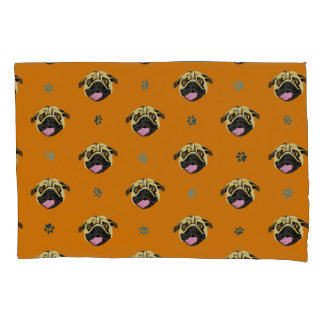 Pug Pillow Case Orange
