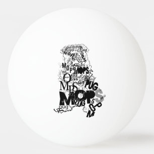 Pug Ping Pong Ball
