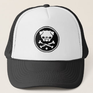 Pug Pirate Trucker Hat