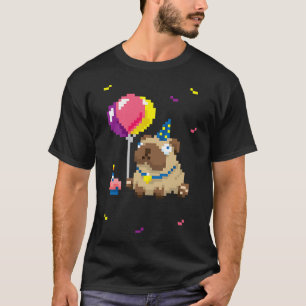 Pug Pixel Art T-Shirt