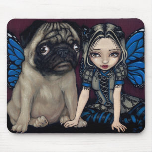 "Pug Pixie" Mousepad