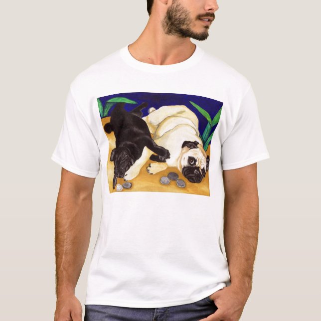Pug Play T-Shirt (Front)