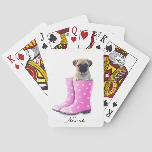 Pug Playing Cards (Back)