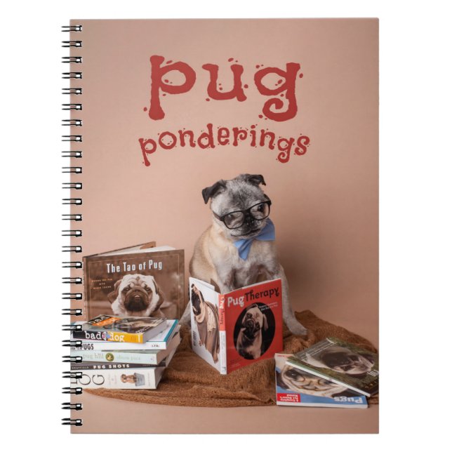 Pug Ponderings Notebook (Front)