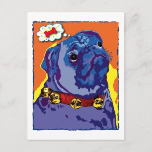 Pug Prayer Postcard