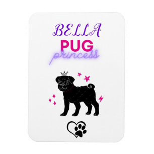 'PUG PRINCESS' MAGNET