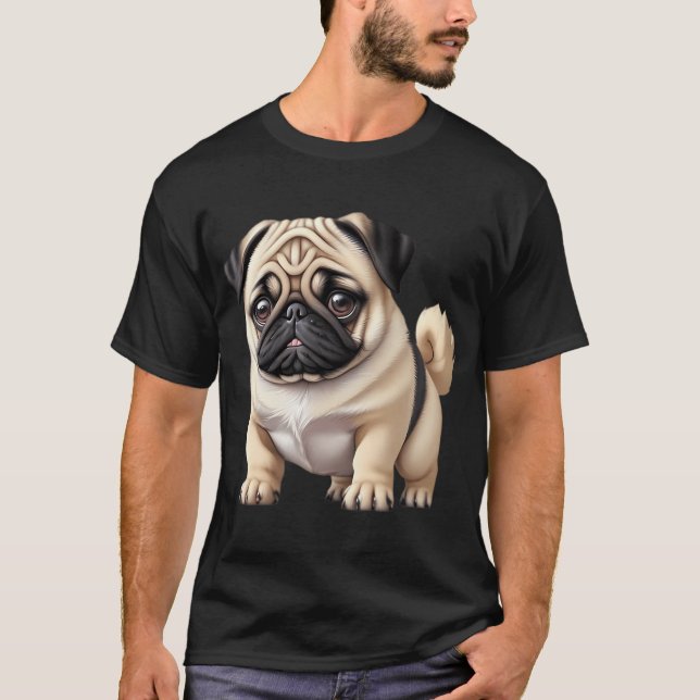 Pug Pup #1 T-Shirt (Front)