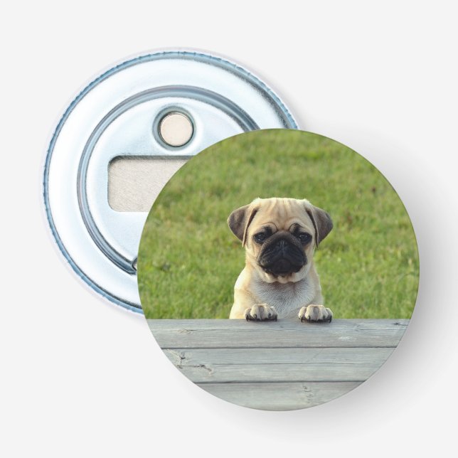 Pug Pup Bottle Opener (Front)