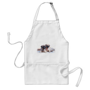Pug puppies Apron