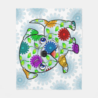 Pug Puppy Baby Blanket - Fleece - 50"x60"