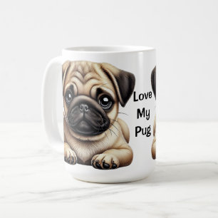 Pug Puppy Coffee Mug