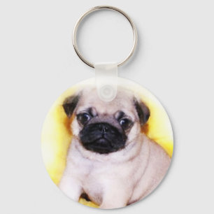 Pug Puppy keychain