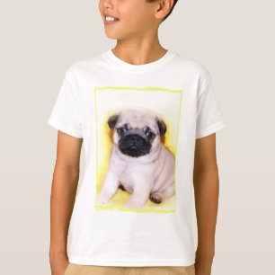 Pug puppy kids shirt
