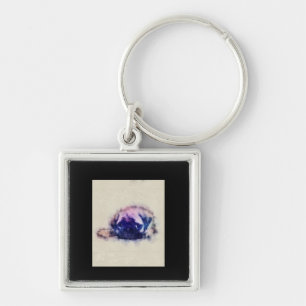 Pug Puppy Sketch Pug Dog Lovers Gift Keychain