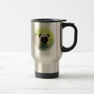 Pug Puppy Stainless Travel Mug
