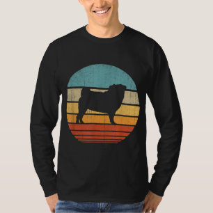 Pug Retro Vintage 60s 70s Sunset Dog Lovers Men Wo T-Shirt