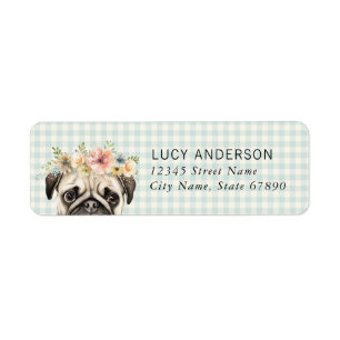 Pug Return Address Labels