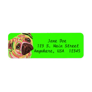 Pug Return Address Labels