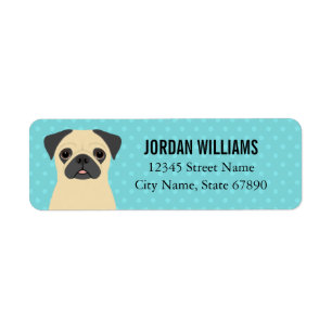 Pug Return Address Labels