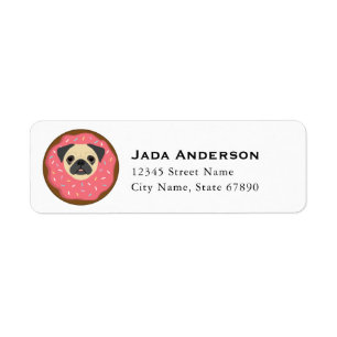 Pug Return Address Labels