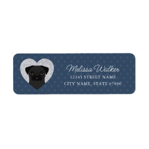 Pug Return Address Labels