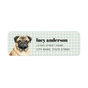 Pug Return Address Labels