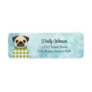 Pug Return Address Labels