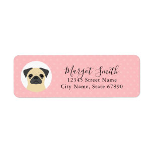 Pug Return Address Labels