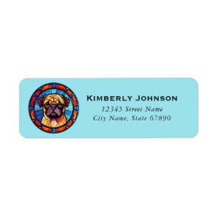 Pug Return Address Labels