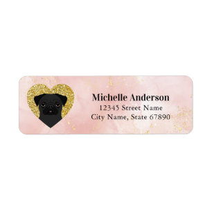 Pug Return Address Labels