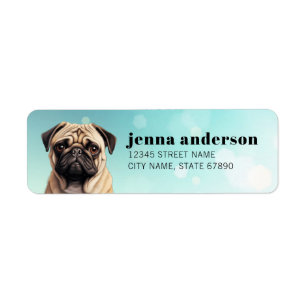 Pug Return Address Labels