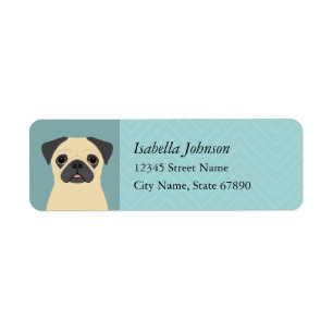 Pug Return Address Labels