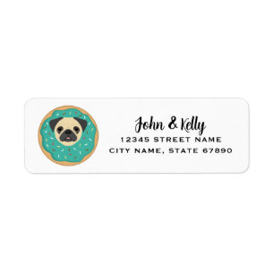 Pug Return Address Labels