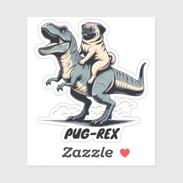 Pug Riding A Dinosaur Animal Lover Gift (Sheet)