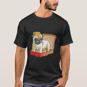 Pug Shirt Dog Puppy Funny Slice Gift Lover Cute Pi
