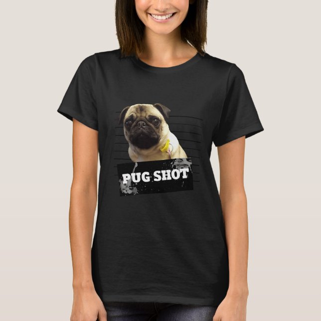 Pug Shot Essential T-Shirt 372 (Front)