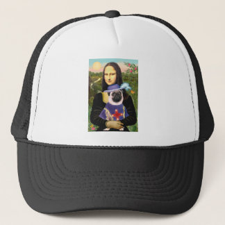 Pug (Sir) - Mona Lisa Trucker Hat